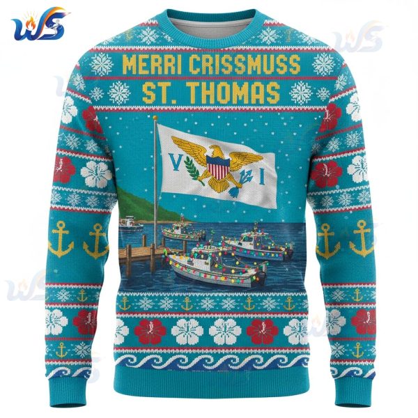 Saint Thomas Christmas Sweater