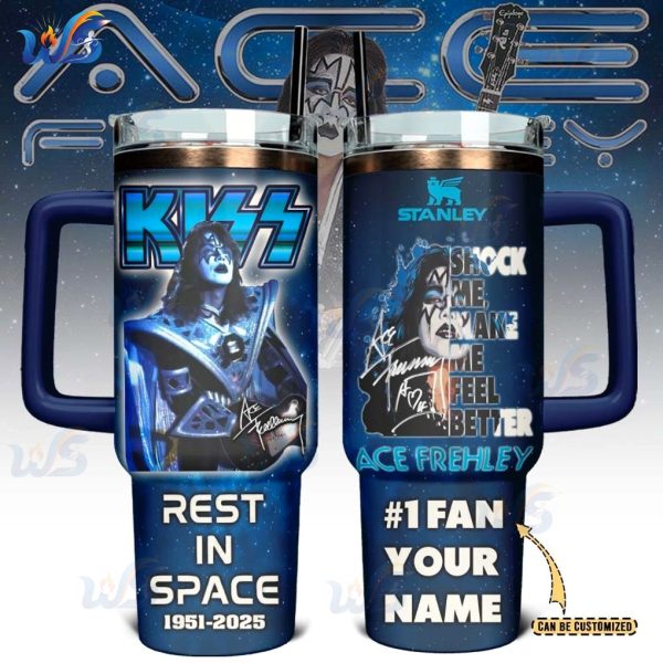 Ace Frehley Music Custom Stanley Cup Tumbler