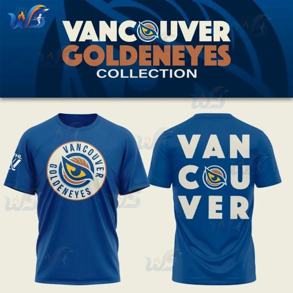 Adult Vancouver Golden Eyes Merch Blue Limited T-Shirt