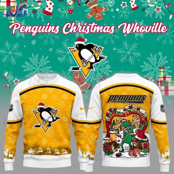 Anaheim Ducks 2025 Whoville Christmas Ugly Sweater