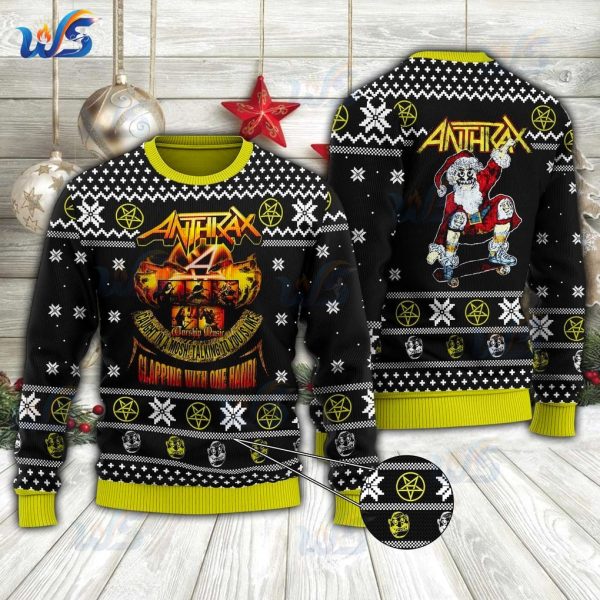 ANTHRAX Merry Christmas Ugly Sweater