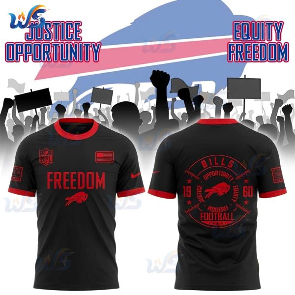 Buffalo Bills 2025 Justice Opportunity Equity Freedom T-Shirt | Hoodie