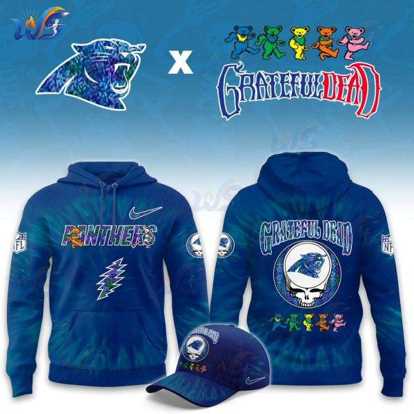 Carolina Panthers Grateful Dead 2025 Limited Hoodie
