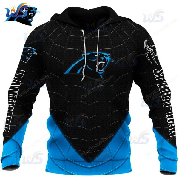 Carolina Panthers x Spider Man 2025 Excellent Design Hoodie
