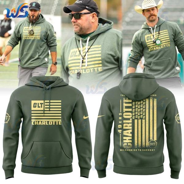 Charlotte Football Military Appreciation 2025 Limited Hoodie
