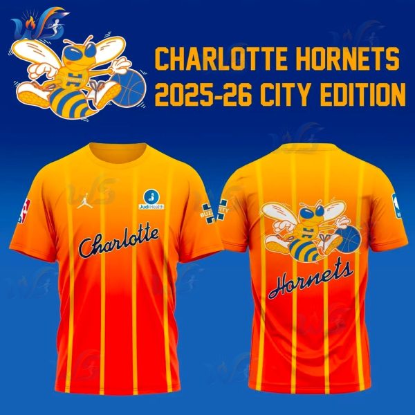 Charlotte Hornets 2025-26 New City Edition T-Shirt, Hoodie