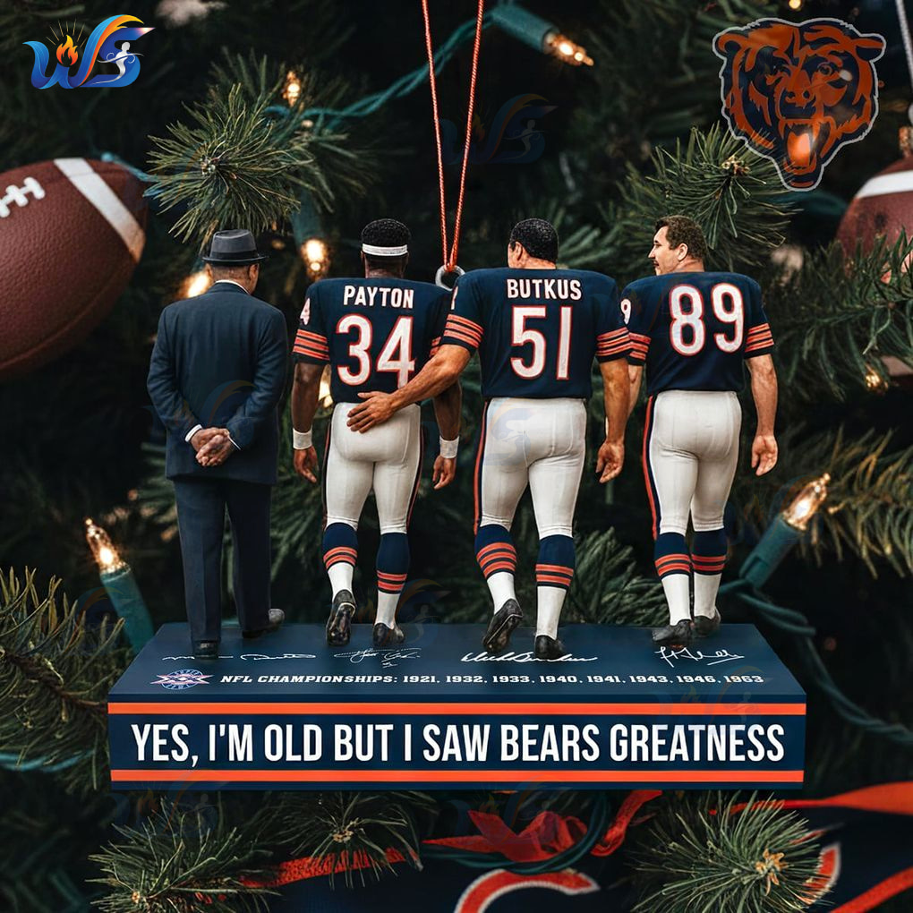 Chicago Football Hanging Keepsake Celebrating Navy-and-Orange Ornament Chicago Football Hanging Keepsake Celebrating Navy-and-Orange Ornament