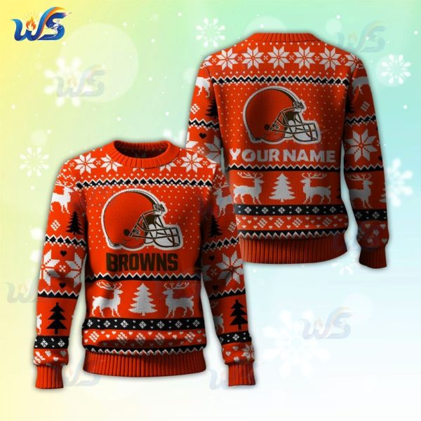 Cleveland Browns Beautiful For Fans Sweater