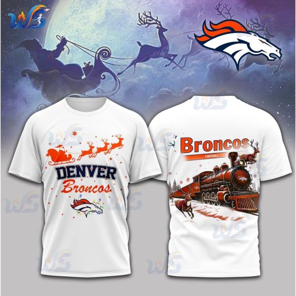 Denver Broncos x Sweet Christmas 2025 T-Shirt