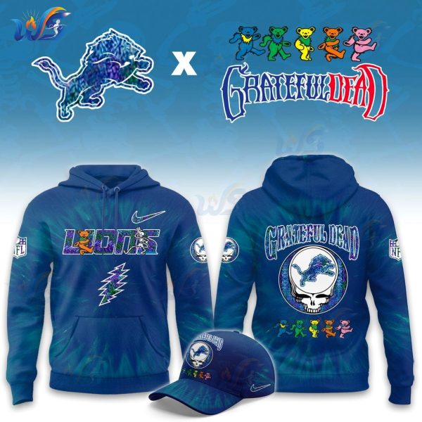 Detroit Lions Grateful Dead 2025 New Edition Hoodie