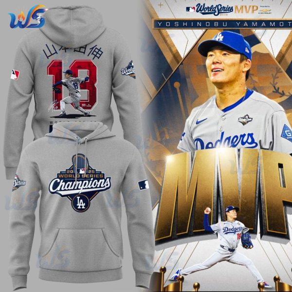 Dodgers Yamamoto MVP World Series Champions 2025 Limited Hoodie