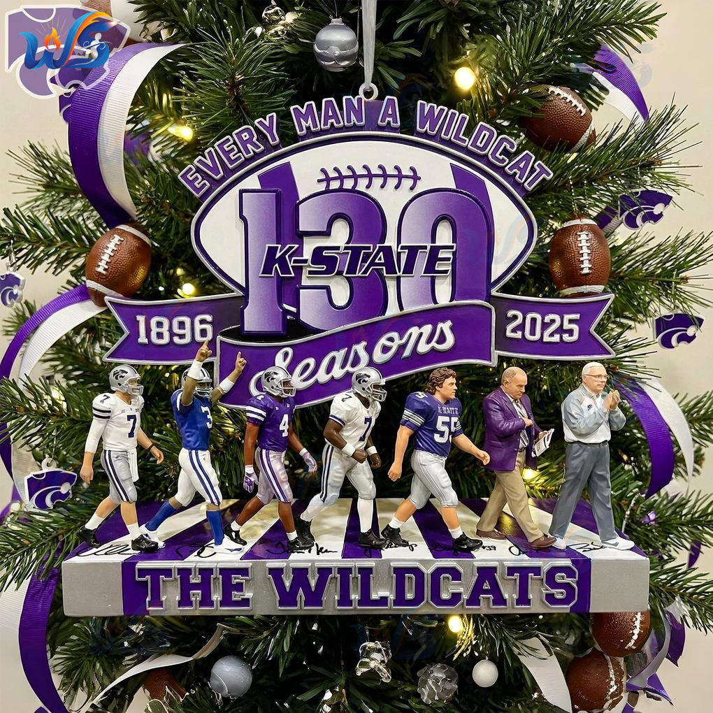 Every Man A Wildcat 130th K-State Wildcats Ornament Every Man A Wildcat 130th K-State Wildcats Ornament