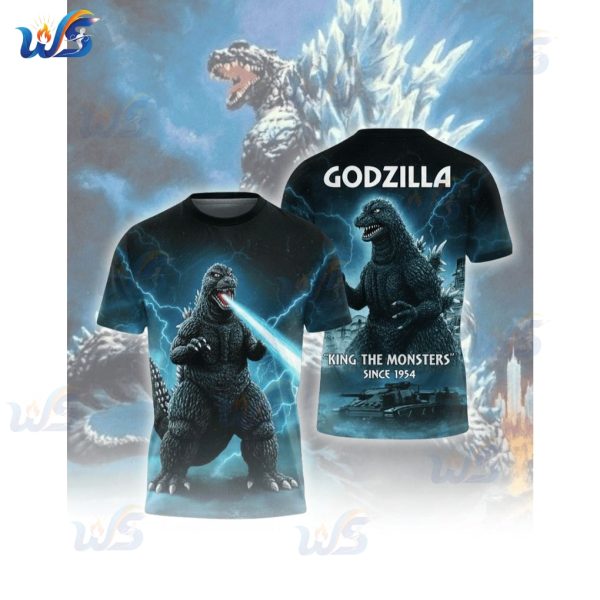Godzilla King The Monster 3D T-Shirt