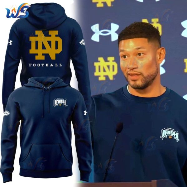 Here Come The Irish Notre Dame Football 2025 Special Hoodie