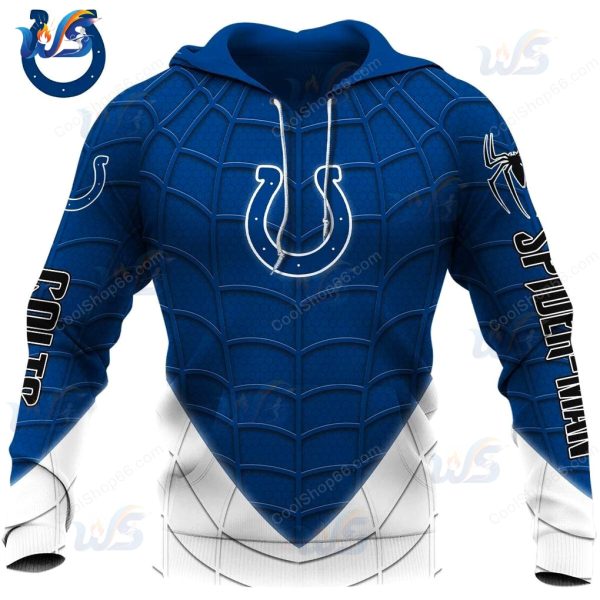Indianapolis Colts x Spider Man 2025 Excellent Design Hoodie
