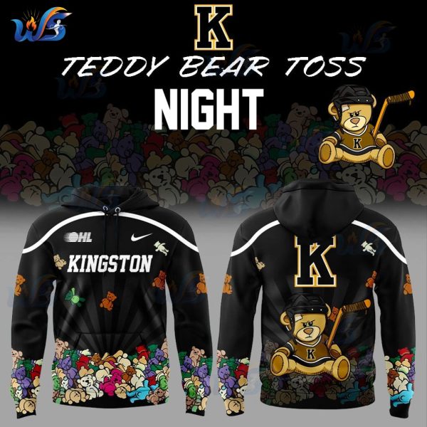 Kingston Frontenacs 2025 Teddy Bear Toss Hoodie