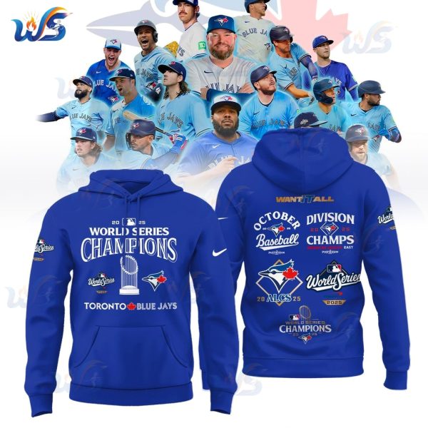 Limited Edition Blue Jays 2025 World Series Champions T-Shirt, Hoodie, Fleece Zip Hoodie