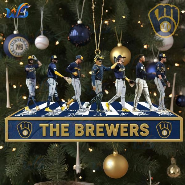 Milwaukee Brewers All Team Run Ornament