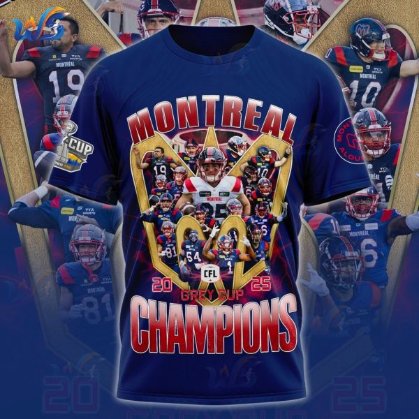 Montreal Alouettes 2025 Champions Grey Cup T-Shirt, Hoodie