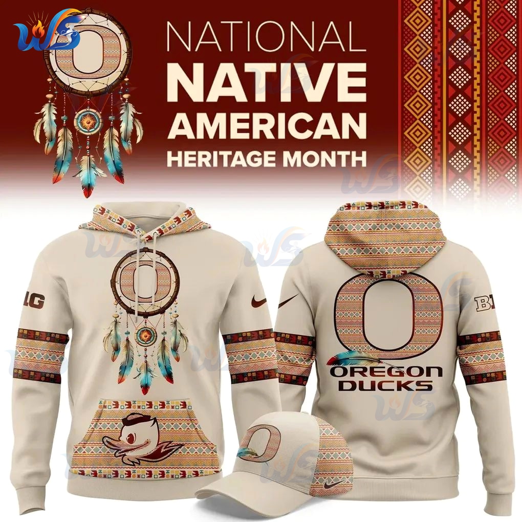 Oregon Ducks 2025 Native American Heritage Month Hoodie Oregon Ducks 2025 Native American Heritage Month Hoodie
