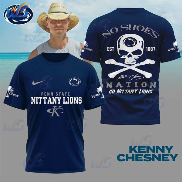 Penn State Nittany Lions x Kenny Chesney “No Shoes Nation” We Are Penn State Shirt