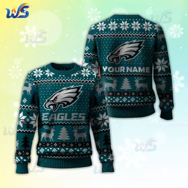 Philadelphia Eagles Christmas Cozy Sweater
