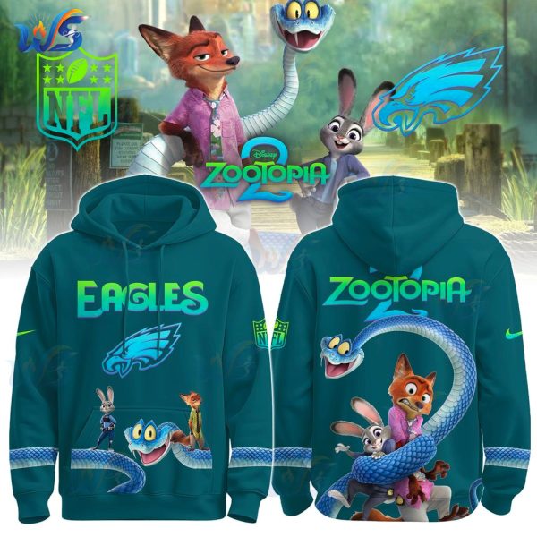 Philadelphia Eagles x Zootopia 2 Hoodie