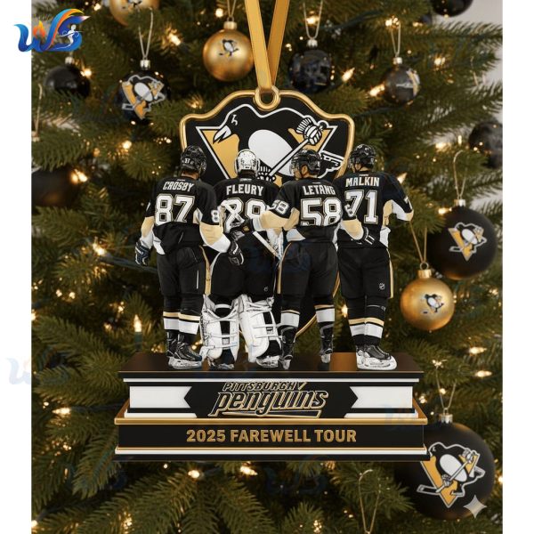 Pittsburgh Penguins 2025 Farewell Tour Christmas Ornament