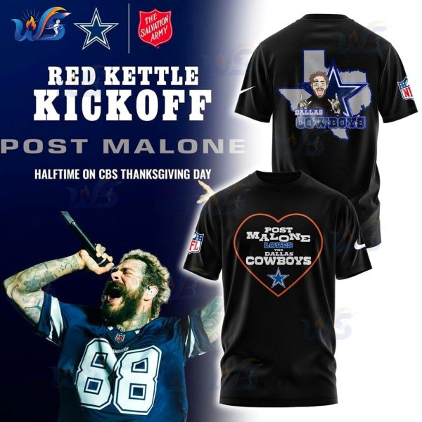 Post Malone x Dallas Cowboys New 2025 T-Shirt
