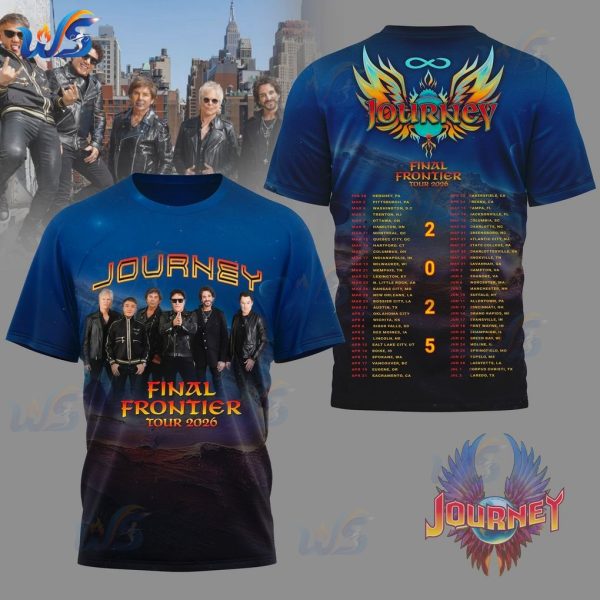 Premium Journey Final Frontier Tour 2025 T-Shirt