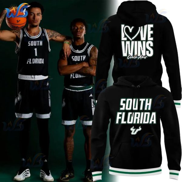South Florida Bulls Coach Amir ‘Love Wins’ Hoodie