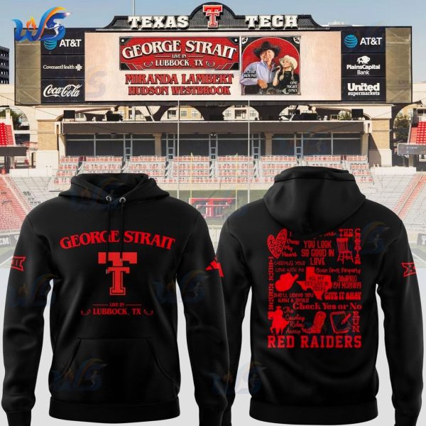 Texas Tech Football x George Strait Lubbock 2025 Limited Hoodie