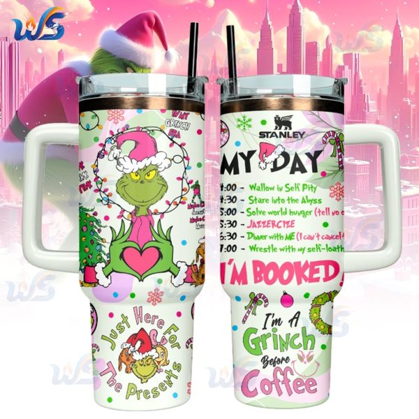 The Grinch x Christmas Custom Stanley Cup Tumbler