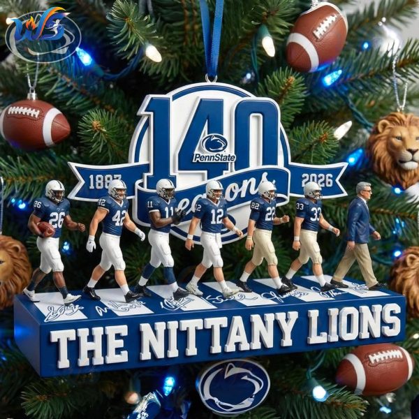The Nittany Lions 140th Christmas Ornament