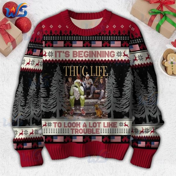 Thug Life Ugly Christmas Sweatshirt