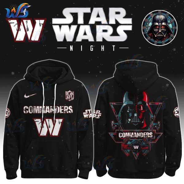 Washington Commanders 2025 Star War Night Hoodie