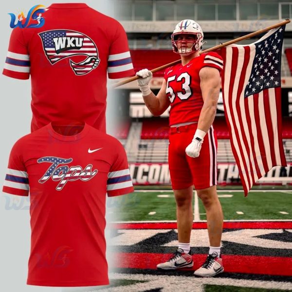 Western Kentucky Hilltoppers WKU Football Military Appreciation 2025 Limited T-Shirt