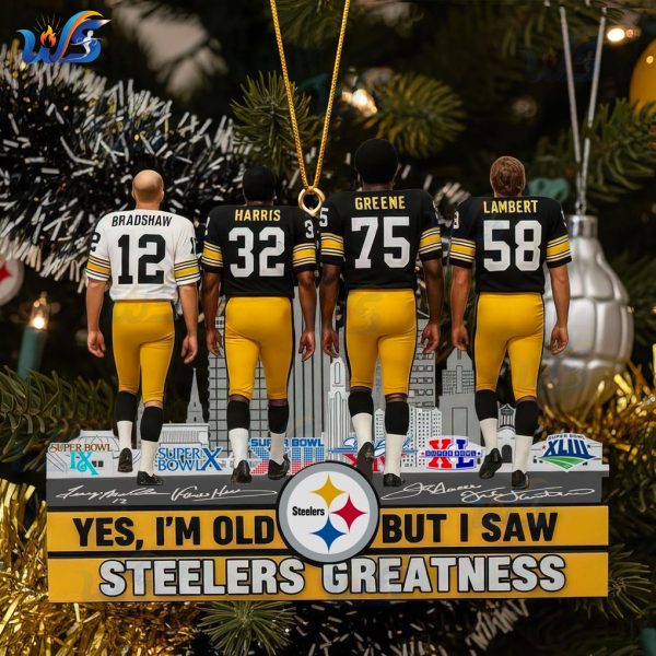 Yes I’m Old But I Saw Steelers Greatness Ornament