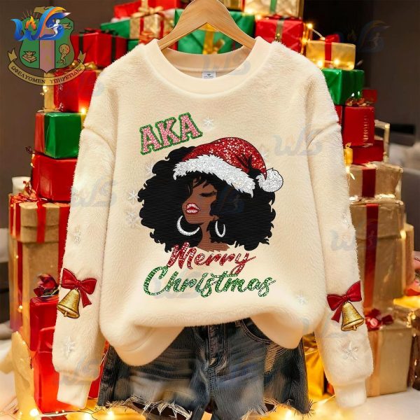 Alpha Kappa Alpha Merry Christmas 2025 Sweater