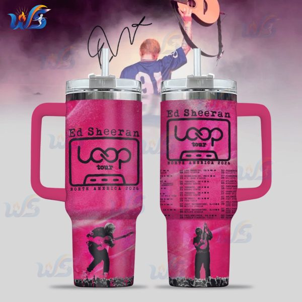 Ed Sheeran North America 2026 Tour Tumbler