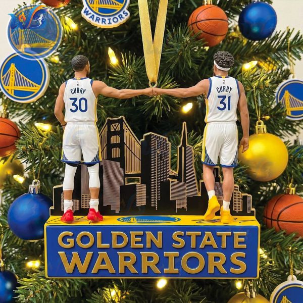 Golden State Warriors Curry Fans Ornament