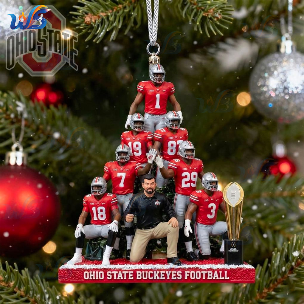 Ohio State Buckeyes Football Teams Ornament Ohio State Buckeyes Football Teams Ornament