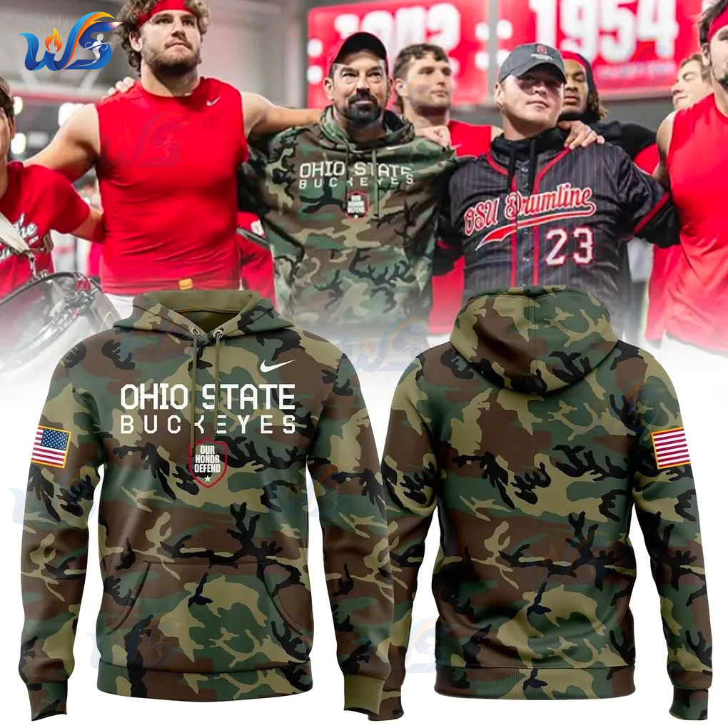 Ohio State Buckeyes Football x Coach Ryan Day Camo Limited Hoodie Ohio State Buckeyes Football x Coach Ryan Day Camo Limited Hoodie