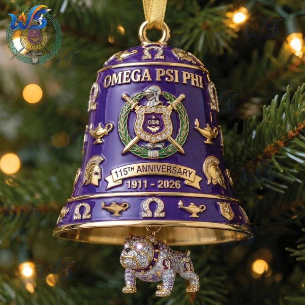 Omega Psi Phi 115th Anniversary 1911-2026 Ornament