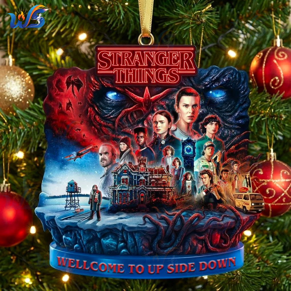 Stranger Things Welcome To Up Side Down Ornament Stranger Things Welcome To Up Side Down Ornament