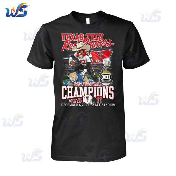 Texas Tech Red Raiders Big 12 Champions T-Shirt